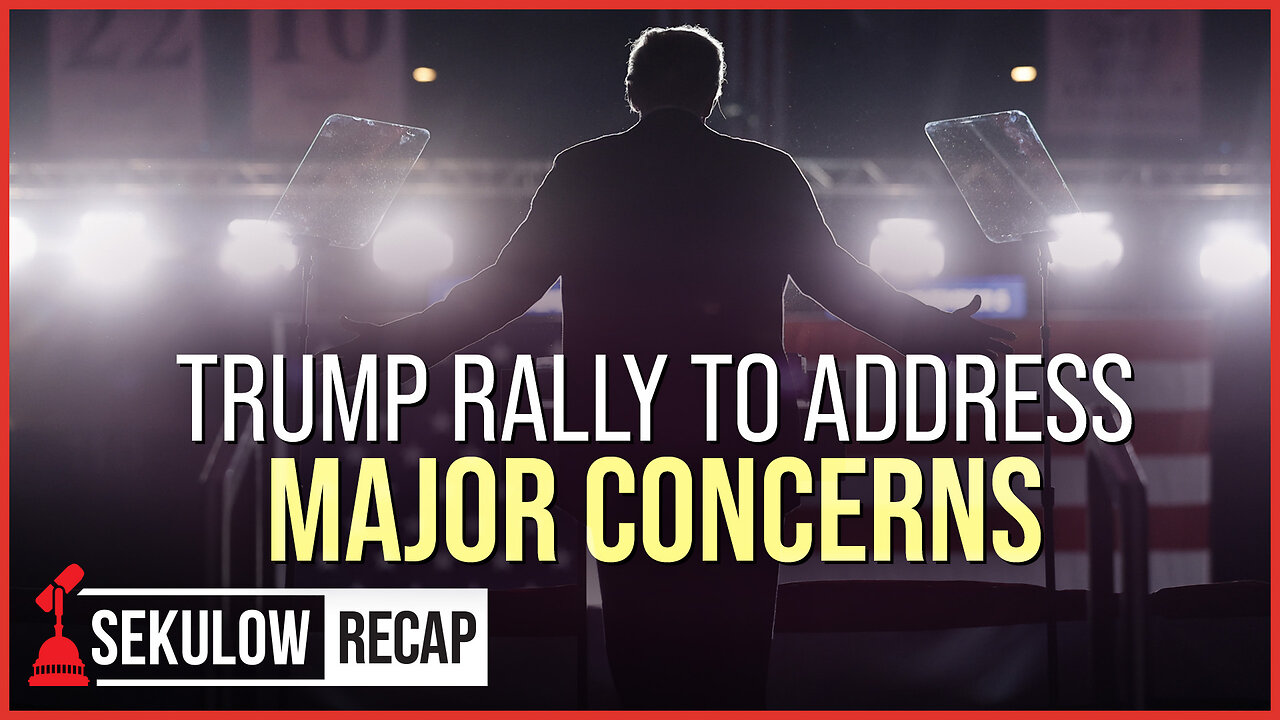 Trump Rally to Address Major Concerns on U.S. Economy