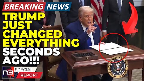 🚨BREAKING: SECONDS AGO: Trump's Surprise Move Has DC Elite PANICKING! Watch Before They BURY This!