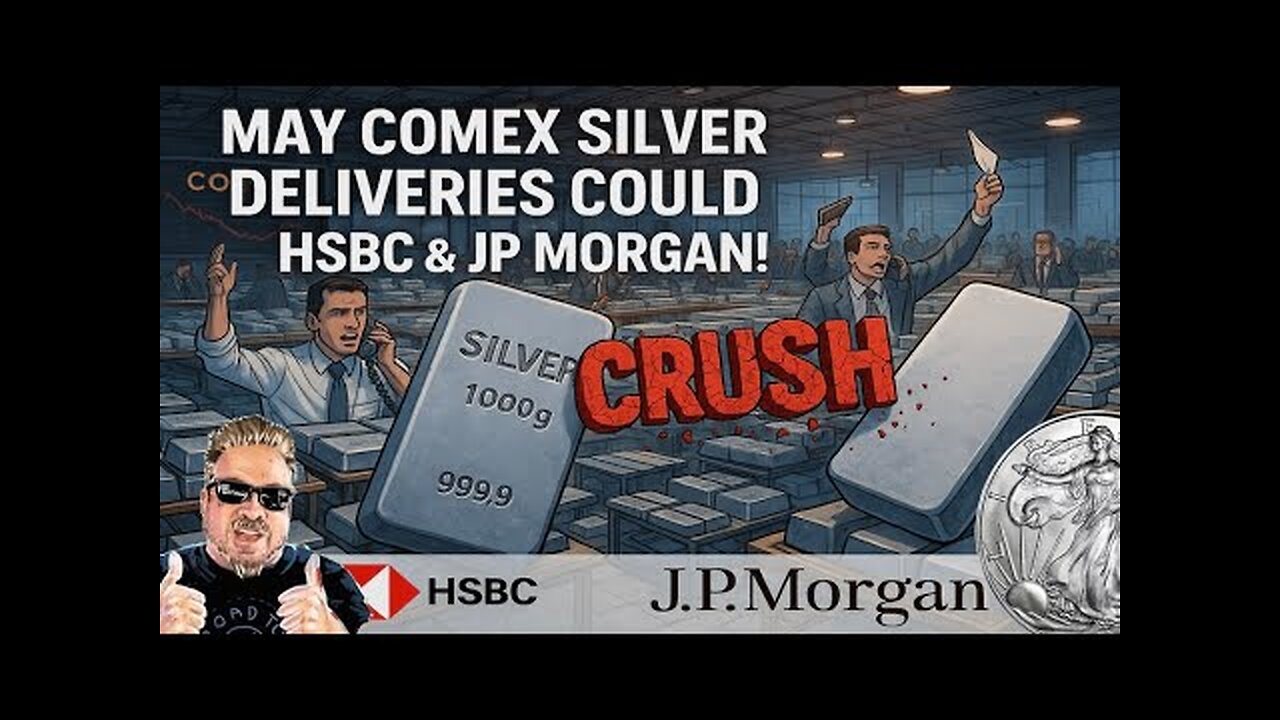 SILVER ALERT! May COMEX Silver Deliveries Could CRUSH HSBC & JP Morgan! GOT VERITASEUM ! (Bix Weir)