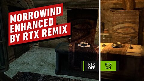 Elder Scrolls 3 - Morrowind - Auto-Enhanced with Nvidia RTX Remix AI