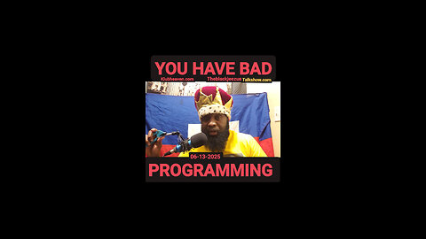 you have bad programming in your DNA