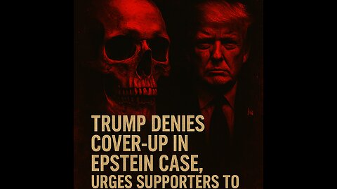 Trump Denies Cover-Up in Epstein Case, Urges Supporters to Drop Speculation