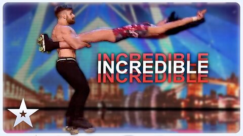 Billy & Emily’s DEADLY Roller Skating Audition SHOCKS BGT! 🤯