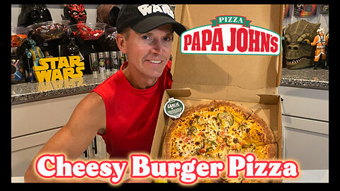 Papa Johns Cheesy Burger Pizza