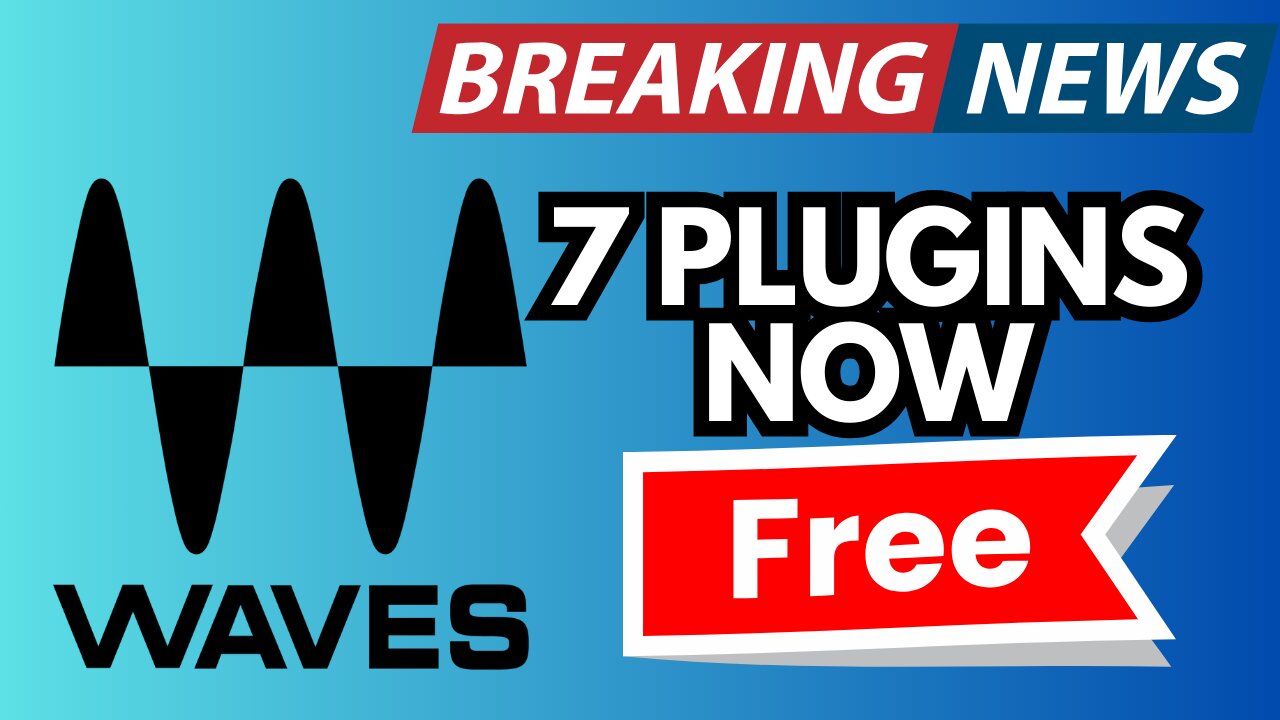 WAVES Dropped 7 FREE Pro Plugins – Including Legendary Compressors, EQ's & More