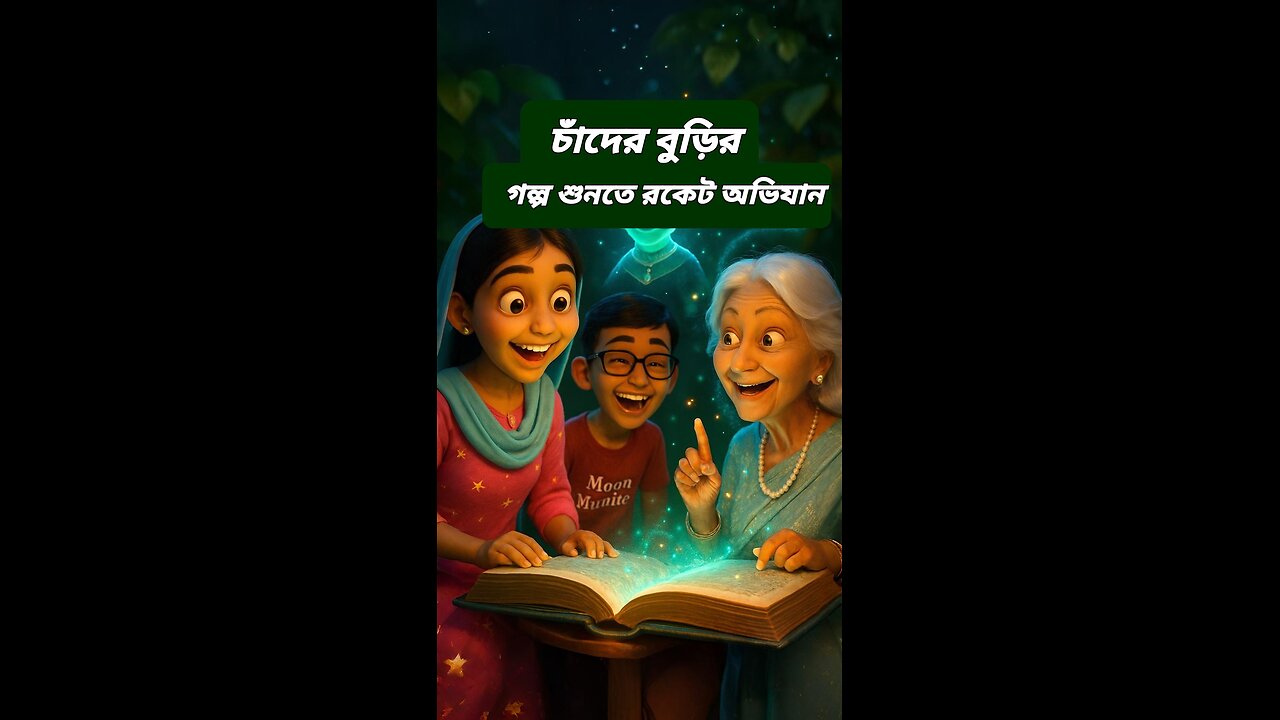 চাঁদের বুড়ির গল্প শুনতে রকেট অভিযান | Moon Fairy Adventure