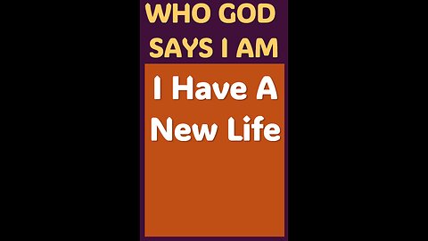 I HAVE A NEW LIFE #wordofgod #Jesus #God #forgiveness #peace #spirituality #love #new #future