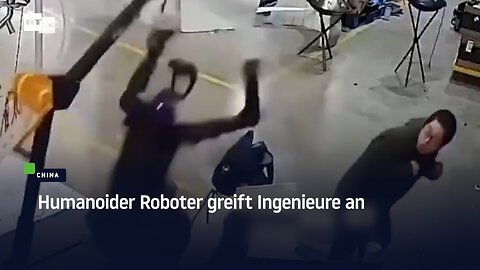China: Humanoider Roboter greift Ingenieure an