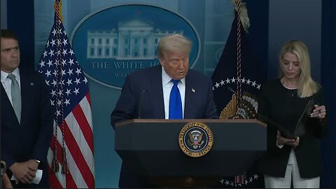 Trump weighs in on SCOTUS ruling, takes questions from reporters