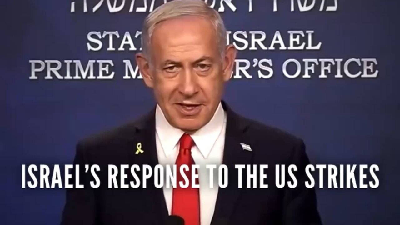 BREAKING NEWS🚨 Israel responds to the US🇺🇸 strikes.