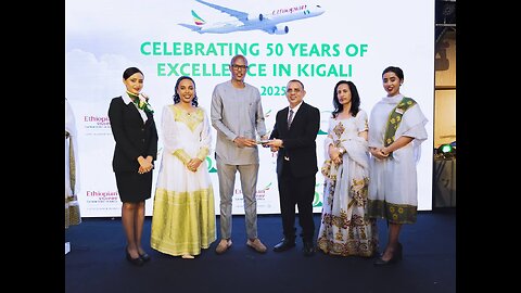 Ethiopian Airlines celebrated the 50th anniversary of its launch of flights to Kigali, Rwanda