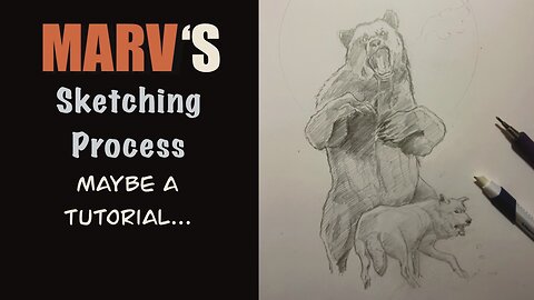 My sketching process. Kinda #tutorial