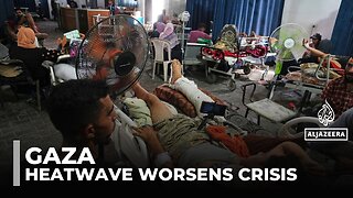 Heatwave grips Gaza: Displaced families struggle with soaring temperatures