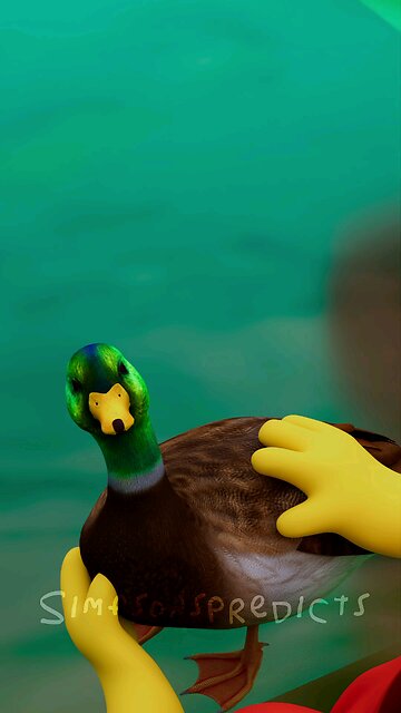 When Your Pet Duck Adam Has Other Plans! 🦆🚀 #shorts #funny #viral