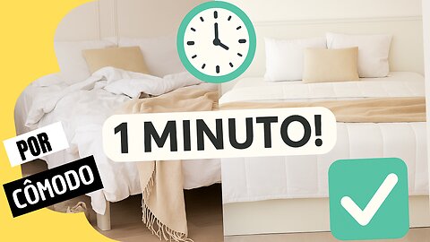 Como Ter uma Casa Arrumada com Hábitos de 1 Minuto