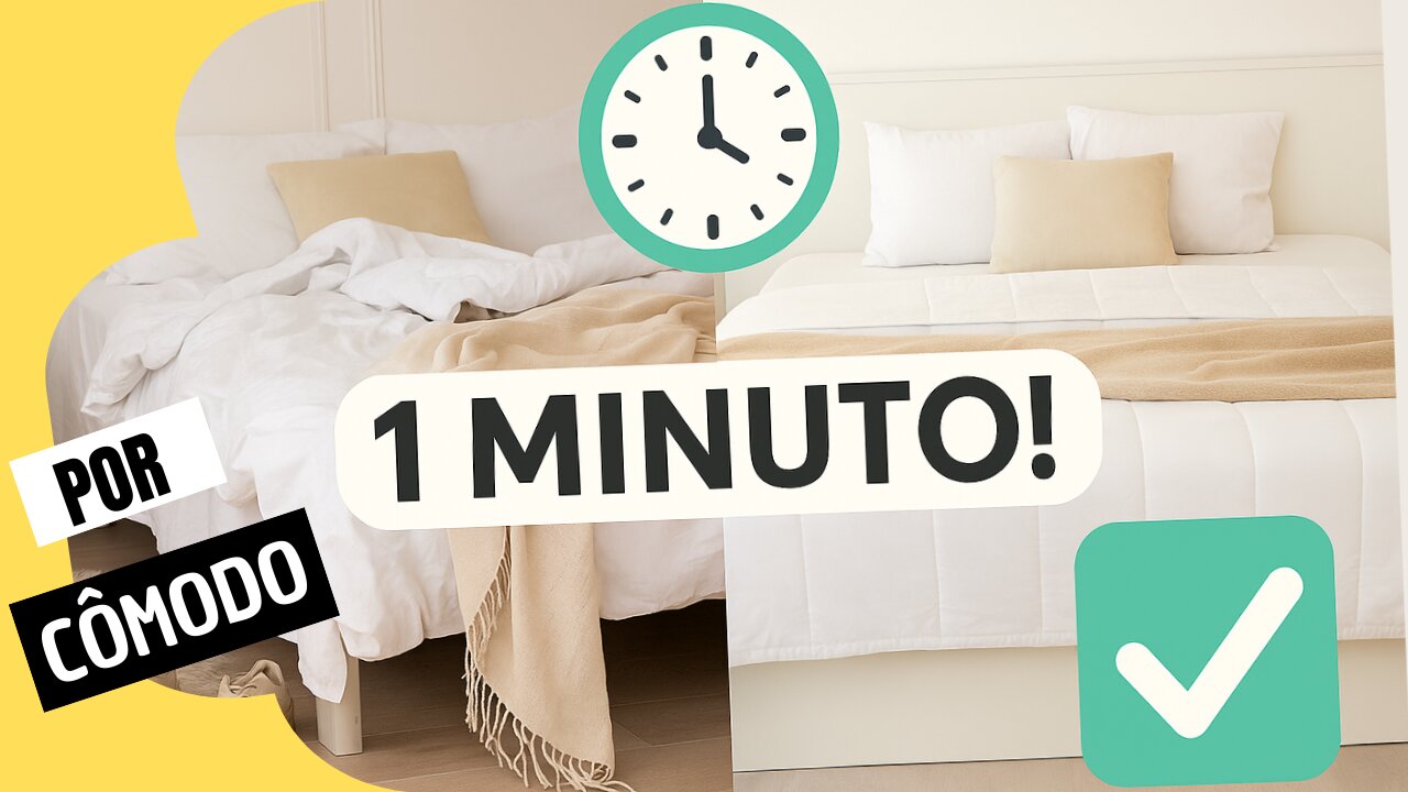 Como Ter uma Casa Arrumada com Hábitos de 1 Minuto