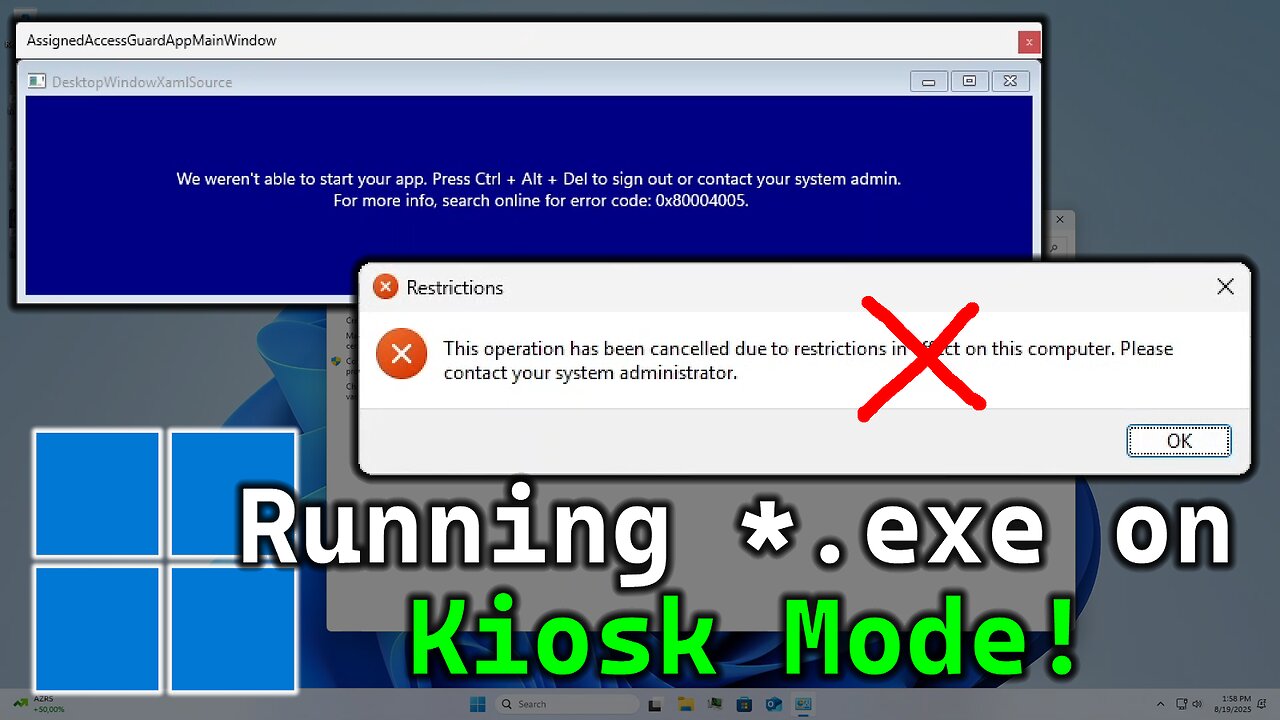 Hacking Windows 11 Kiosk Mode!