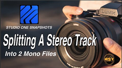 Splitting A Stereo Track Into 2 Mono Files - Studio One Pro Snapshots