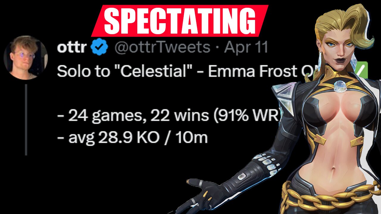 SPECTATING THE #1 EMMA FROST IN MARVEL RIVALS