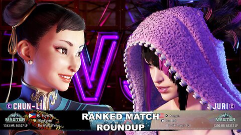 Kuya Kalbo SF6 Ranked Match Roundup. Chun Li Master Rank [Hori Fight Stick]