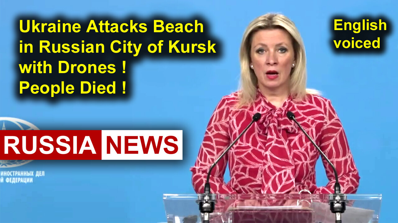 Ukraine Attacks Beach in Russian City of Kursk with Drones! People Died!
