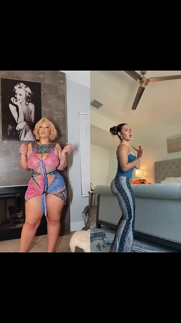 THICK BEAUTY ❤️😍❤️ V S PRETTY SLIM GIRL 😍😍😍