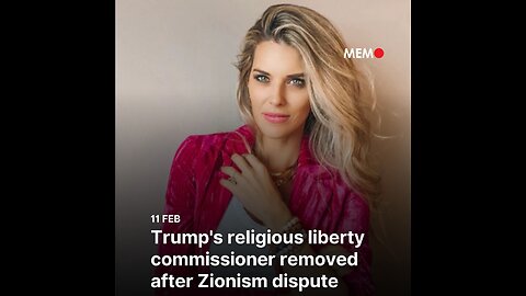 TRUMP'S "RELIGIOUS LIBERTY COMMISSIONER" REMOVED AFTER ZIONISM DISPUTE - King Street News