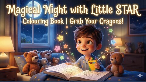 Magical Night with Little STAR Colouring Book | Grab Your Crayons!
