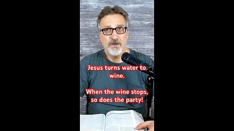 When the wine stops, so does the party!!!