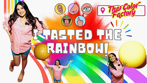 I Entered a Real-Life Rainbow... and It Blew My Mind 🌈😱 | Inside the Color Factory