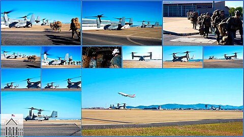 MV-22B Ospreys Fly Marines to WADER Exercise from RAAF Townsville in 2024