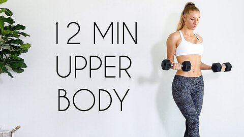 12-Min Upper Body Burn 🔥 | Intense Arms, Chest, Back & Shoulder Workout!