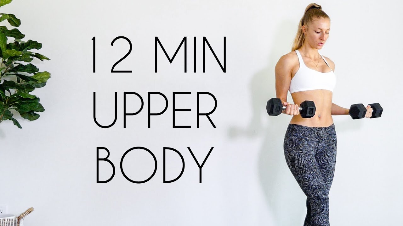 12-Min Upper Body Burn 🔥 | Intense Arms, Chest, Back & Shoulder Workout!