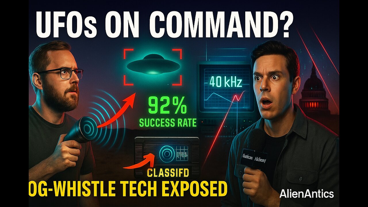 Skywatcher’s Dog-Whistle Tech “Summons UFOs”—Jesse Michels’ Wild Interview w/ Jake Barber! 😱