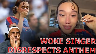 WOKE Singer BREAKS DOWN IN TEARS Over Dodgers Refusing To Allow ICE Protest During National Anthem