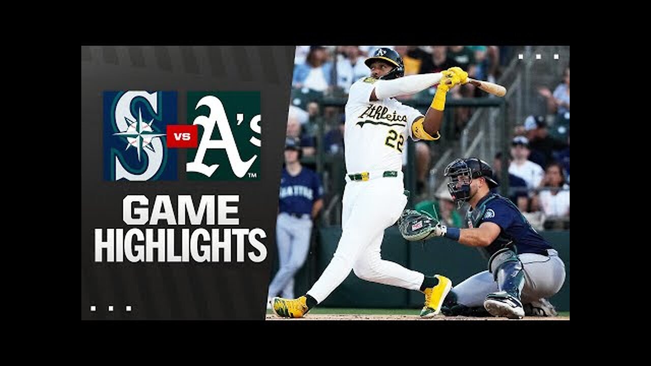 Mariners vs. A's Game Highlights (5/5/25) | MLB Highlights