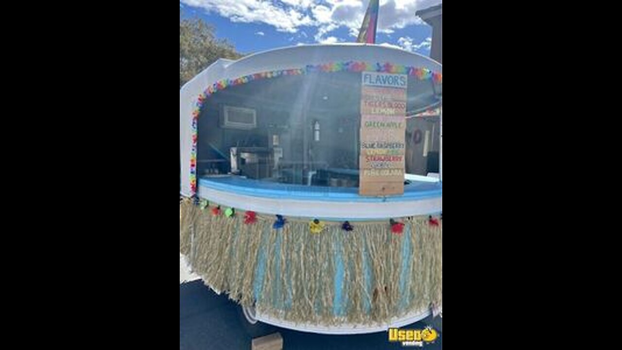 Unique Looking - Shaved Ice Concession Trailer with Hitch System for Sale in Nevada!