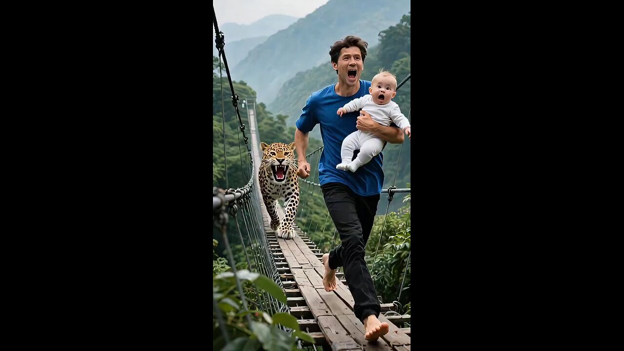 A father's worst nightmare — saved by a brave cat!