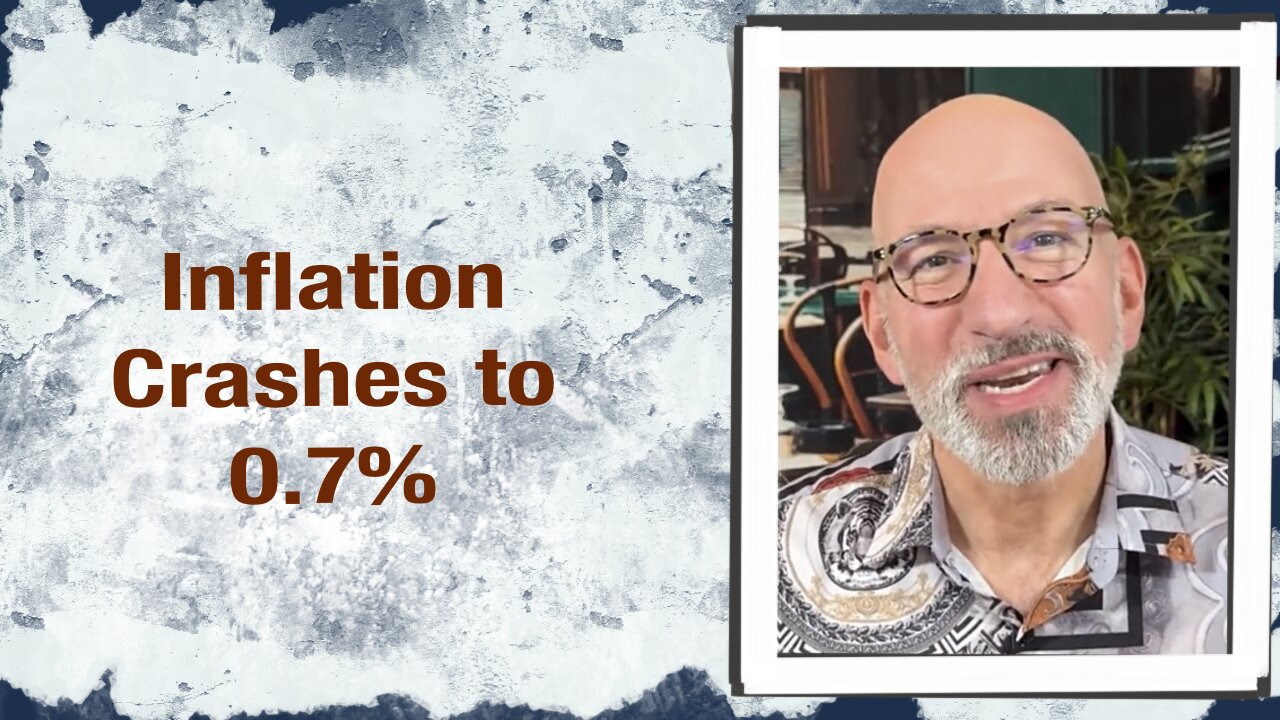 Inflation crashes to 0.7%