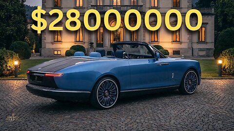 Why Rolls Royce Boat Tail Cost $28,000,000?