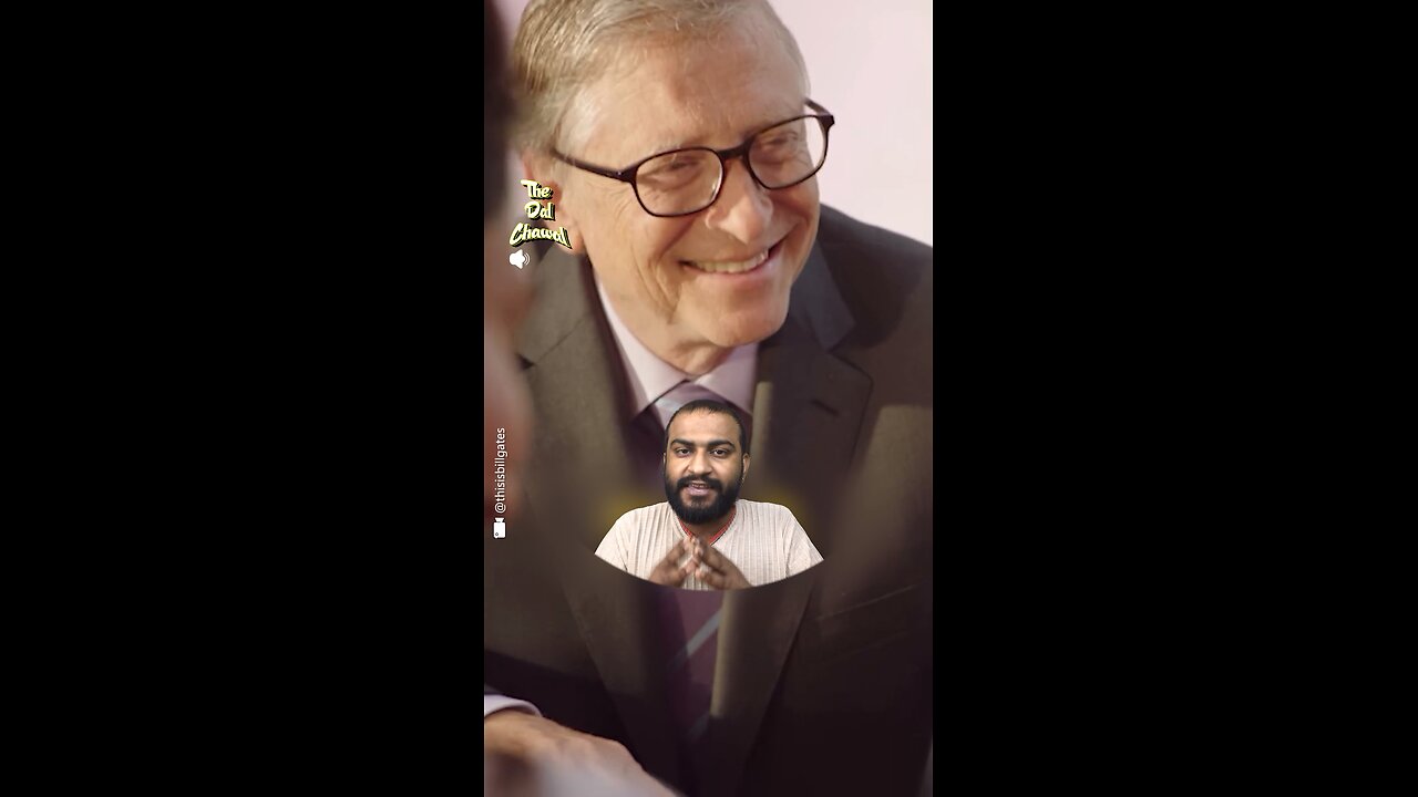 Bill Gates on India tour: "My third trip to India in three years."