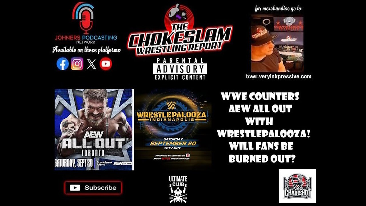 WWE Counters AEW ALL OUT with Wrestlepalooza! Will Fans Be Burned Out?