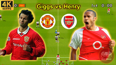 Man United vs Arsenal 💥Winning Eleven 2002 (PS1) - Full Game 2K60