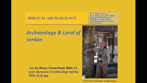 14 – Archaeology & Land of Jordan