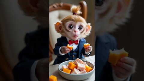 Can’t stop smiling at this monkey’s sweet moves! 😄