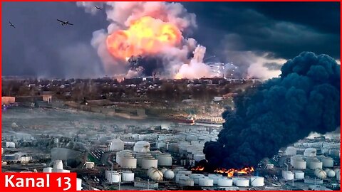 Oil depots, logistical hubs, airbase： Ukraine targets Russian assets in Luhansk, Donetsk, Crimea