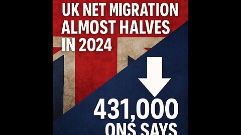 UK net migration almost halves in 2024 to 431,000, ONS says