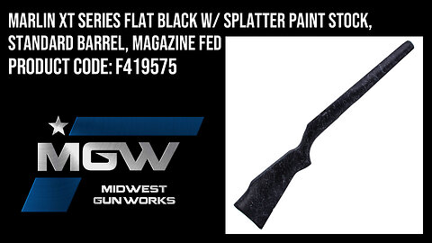 Marlin XT Series Flat Black w/ Splatter Paint Stock, Standard Barrel, Magazine Fed - F419575