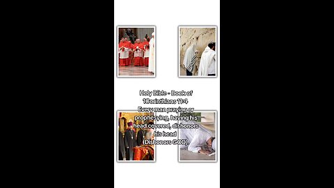 Holy Bible - Book of 1Corinthians 11:4