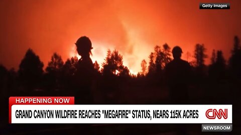 Dragon Bravo fire creating 'fire clouds' over Grand Canyon